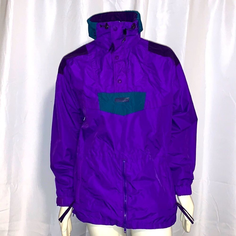 VGT 90’s Columbia color block pull‎ over jacket. Mens Size Small
